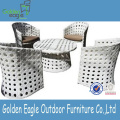 White Wicker Outdoor Side Sunbed with Canopy